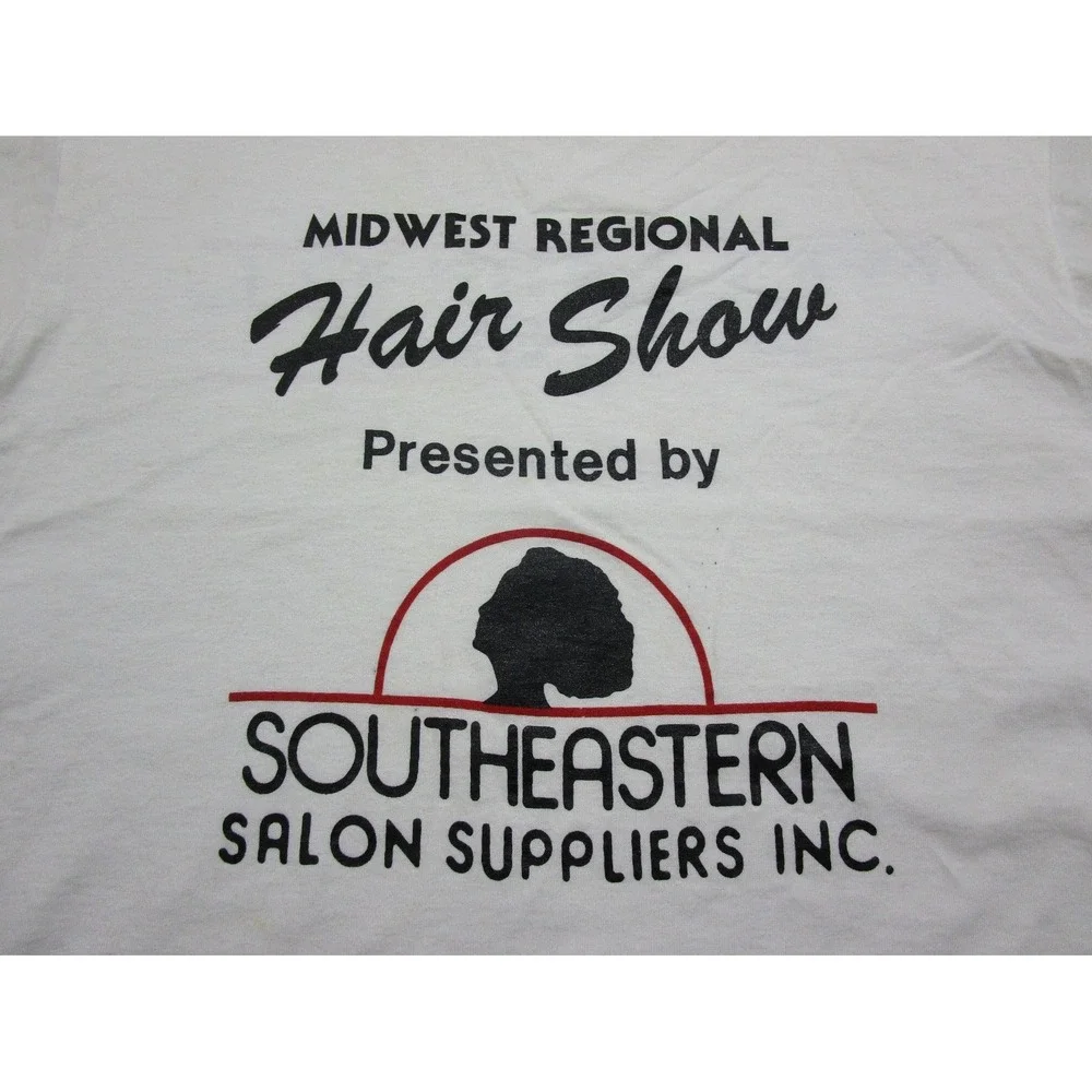 Vintage Screen Stars T Shirt Hair Stylist Size (L) Single Stitch Paul Mitchell